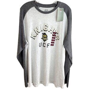 NWT UCF Knights Gray Long Sleeve T Shirt XL Extra Large 46/48 ProEdge Pro Edge